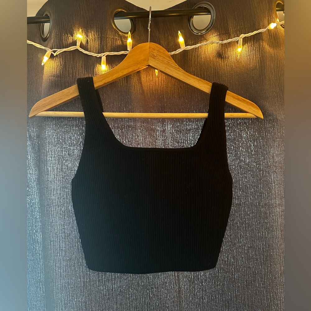 Babaton Ribbed Camisole - Black Size S